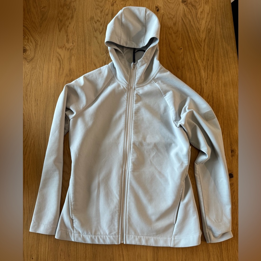 Women's Light Gray Hooded Jacket